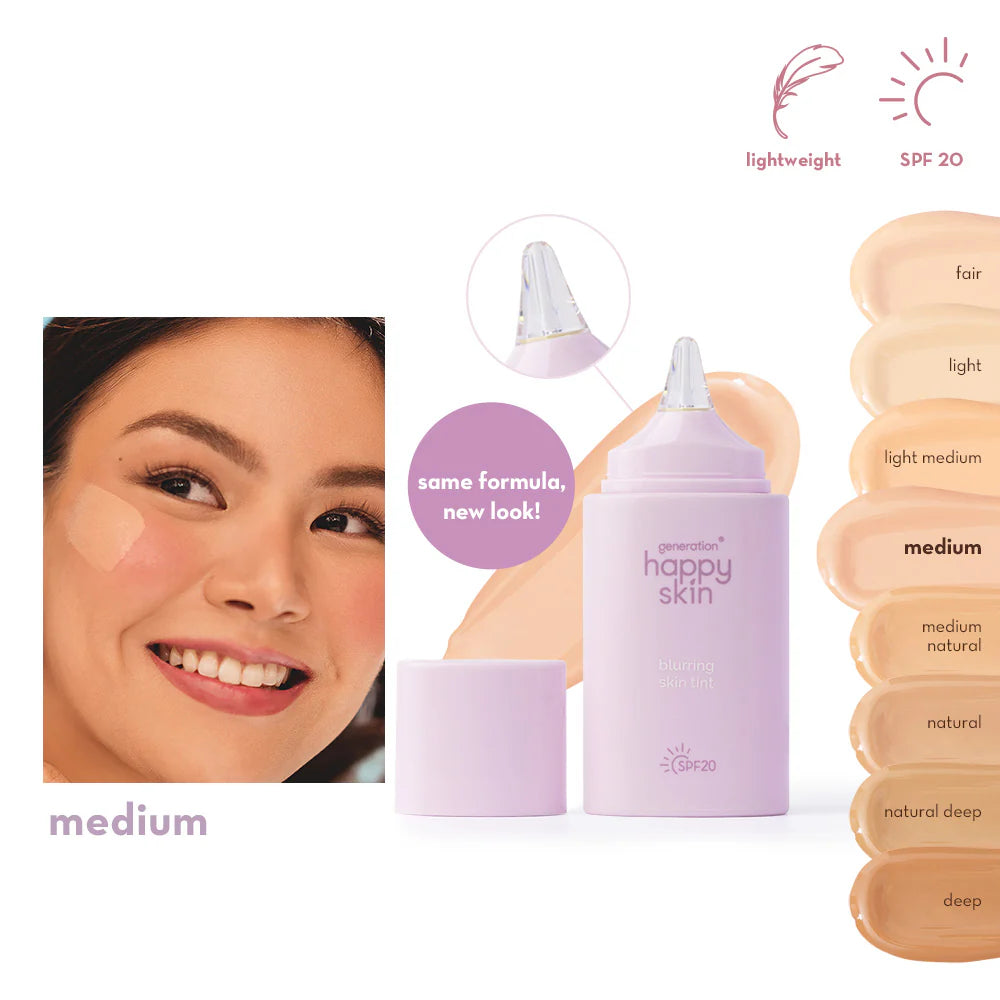 HAPPY SKIN Blurring Skin Tint SPF20 (25ml)