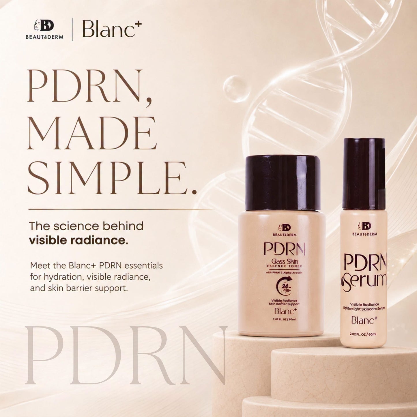 Blanc+ PDRN Serum (Lightweight Skin Serum) 60ml