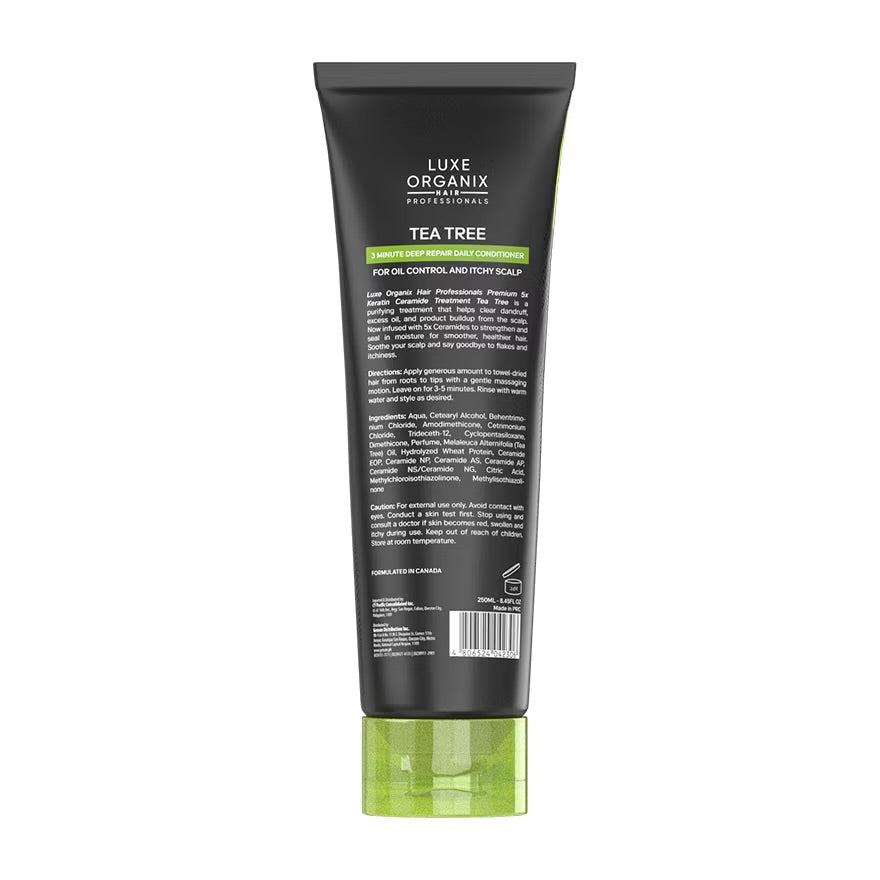 LUXE ORGANIX Keratin Tea Tree Hair Conditioner Treatment 250ml