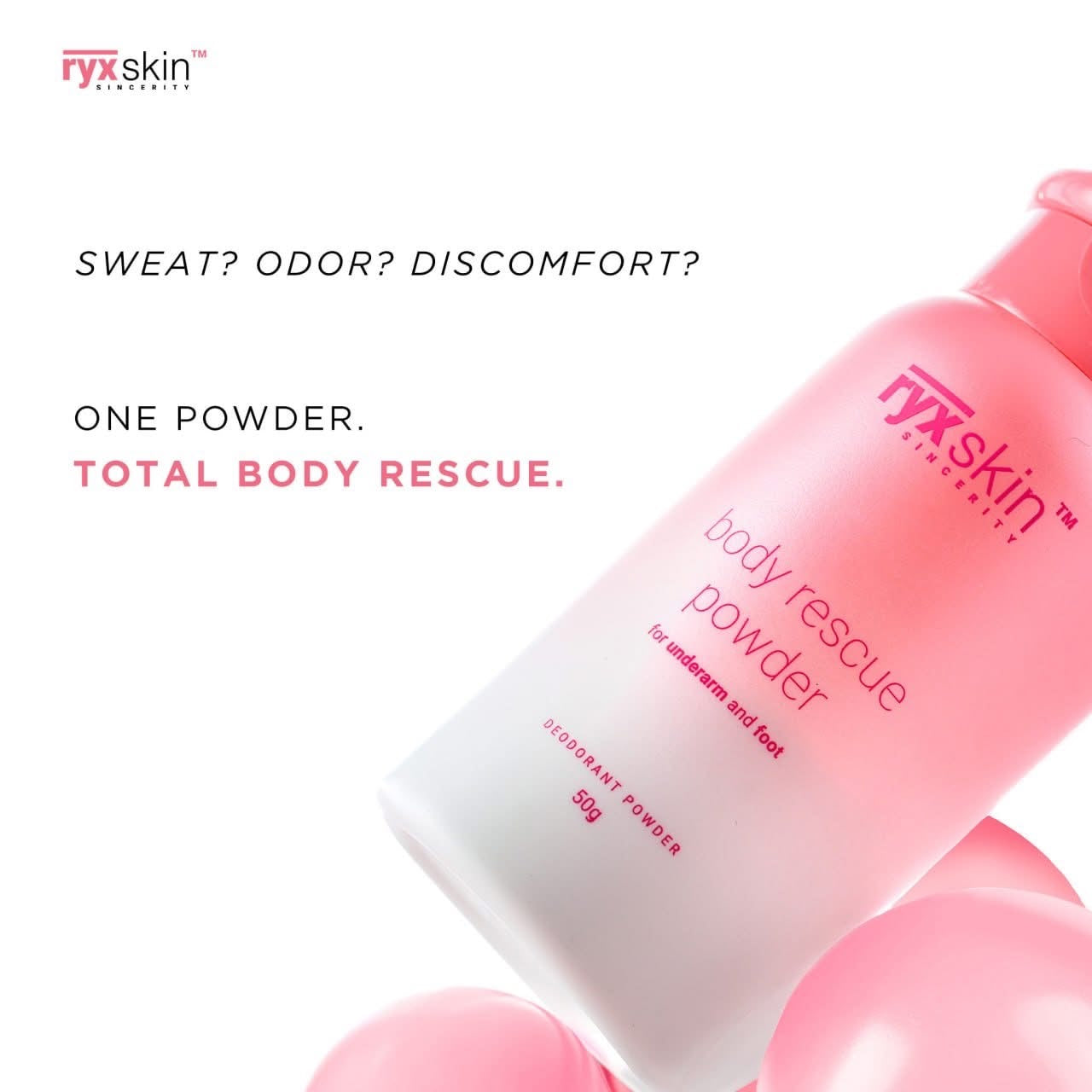 RYXSKIN BODY RESCUE POWDER 50gm