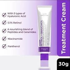 LUXE ORGANIX Retinol + Bakuchiol Overnight Glow Gentle Cream 30g