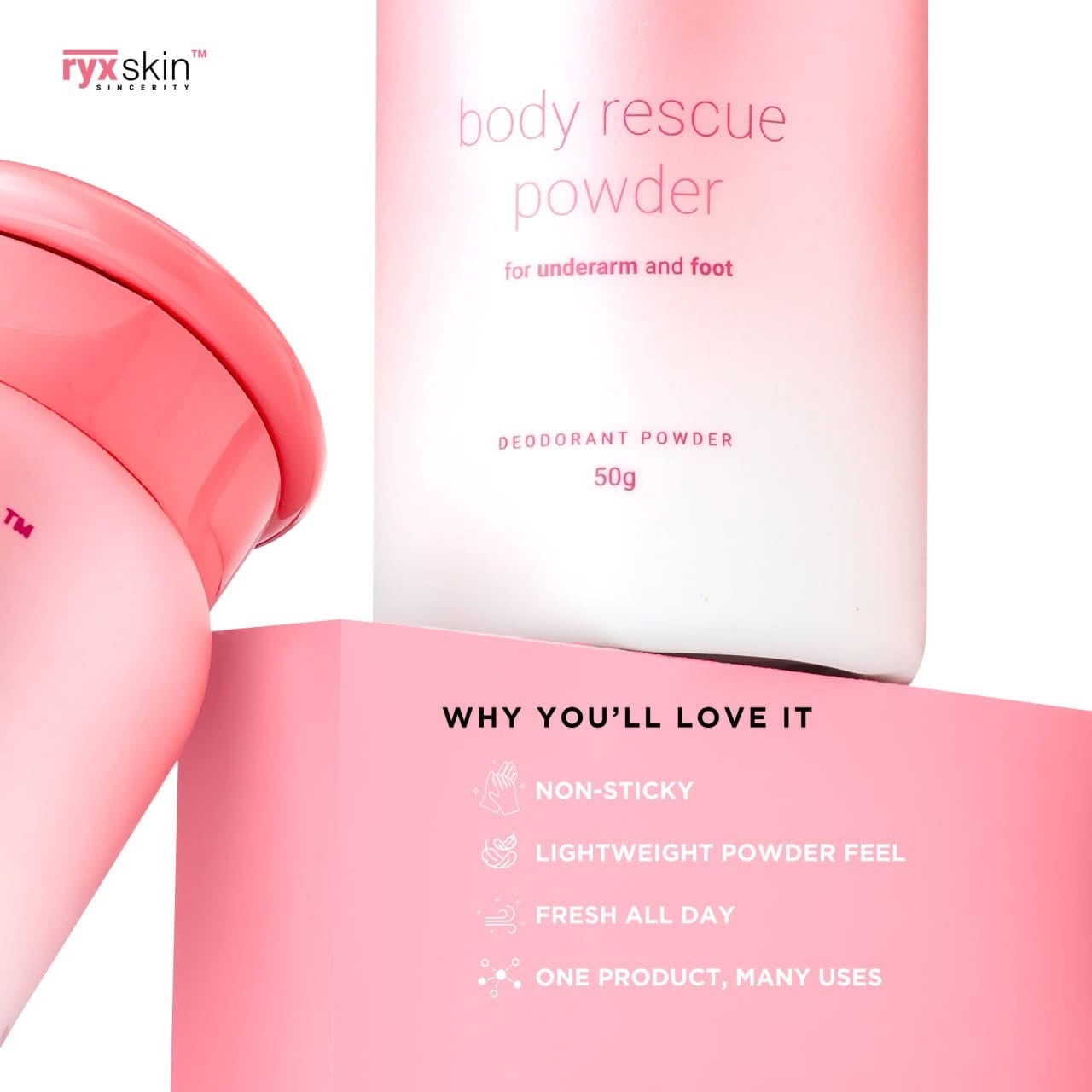 RYXSKIN BODY RESCUE POWDER 50gm