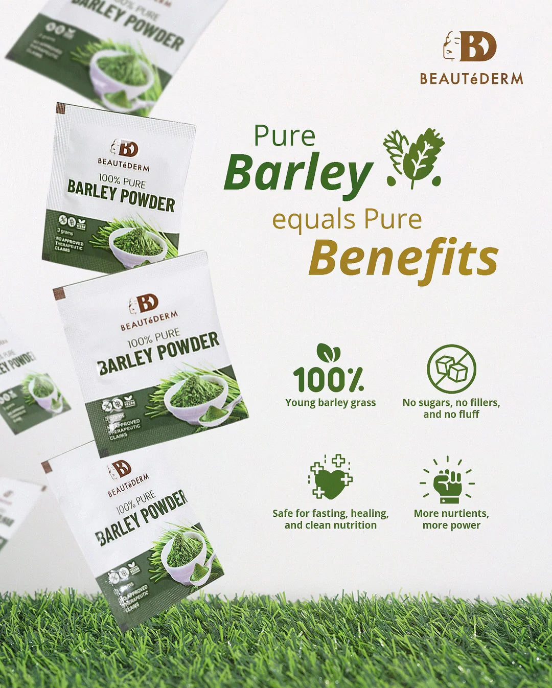 100% PURE BARLEY JUICE DRINK