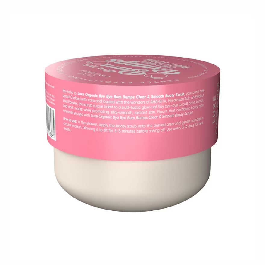 LUXE ORGANIX Bye Bye Bum Bumps Clear & Smooth Scrub 285g