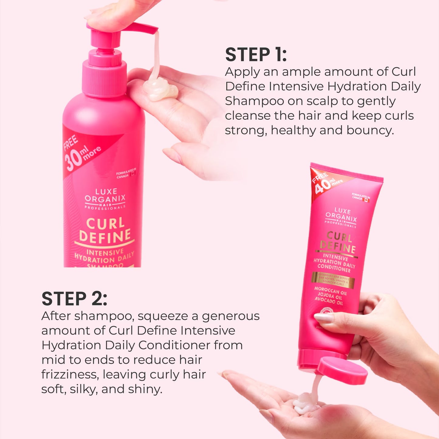 LUXE ORGANIX Premium Curl & Define Essence 120ml
