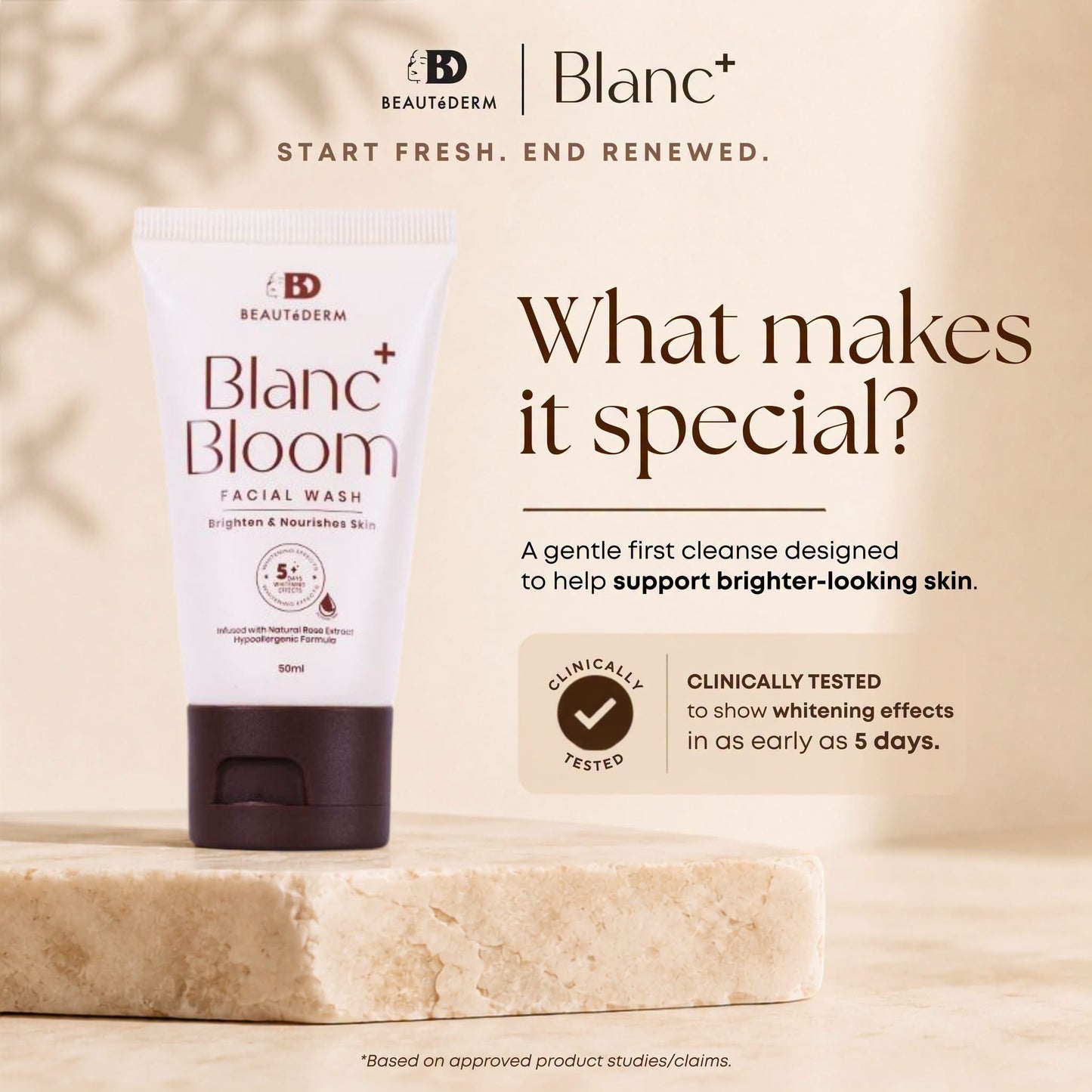 Blanc+ Bloom Facial Wash 50ml