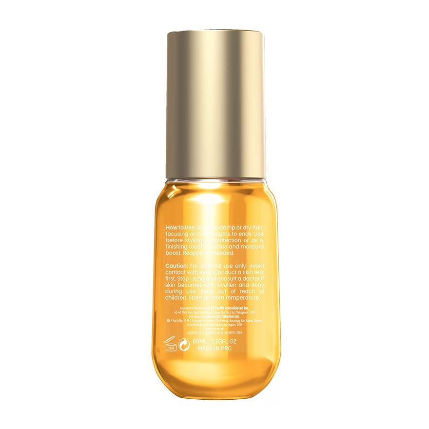 LUXE ORGANIX Soft & Nourish Serum Hair Oil Argan Oil + Keratin + Manuka Honey Damage Repair 60ml