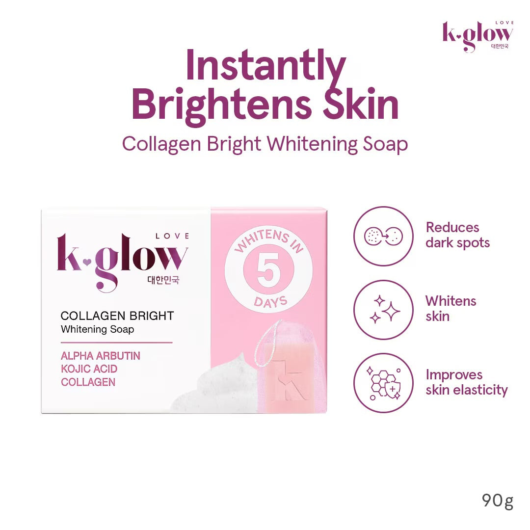 LOVE K-GLOW Collagen Bright Soap 90gms