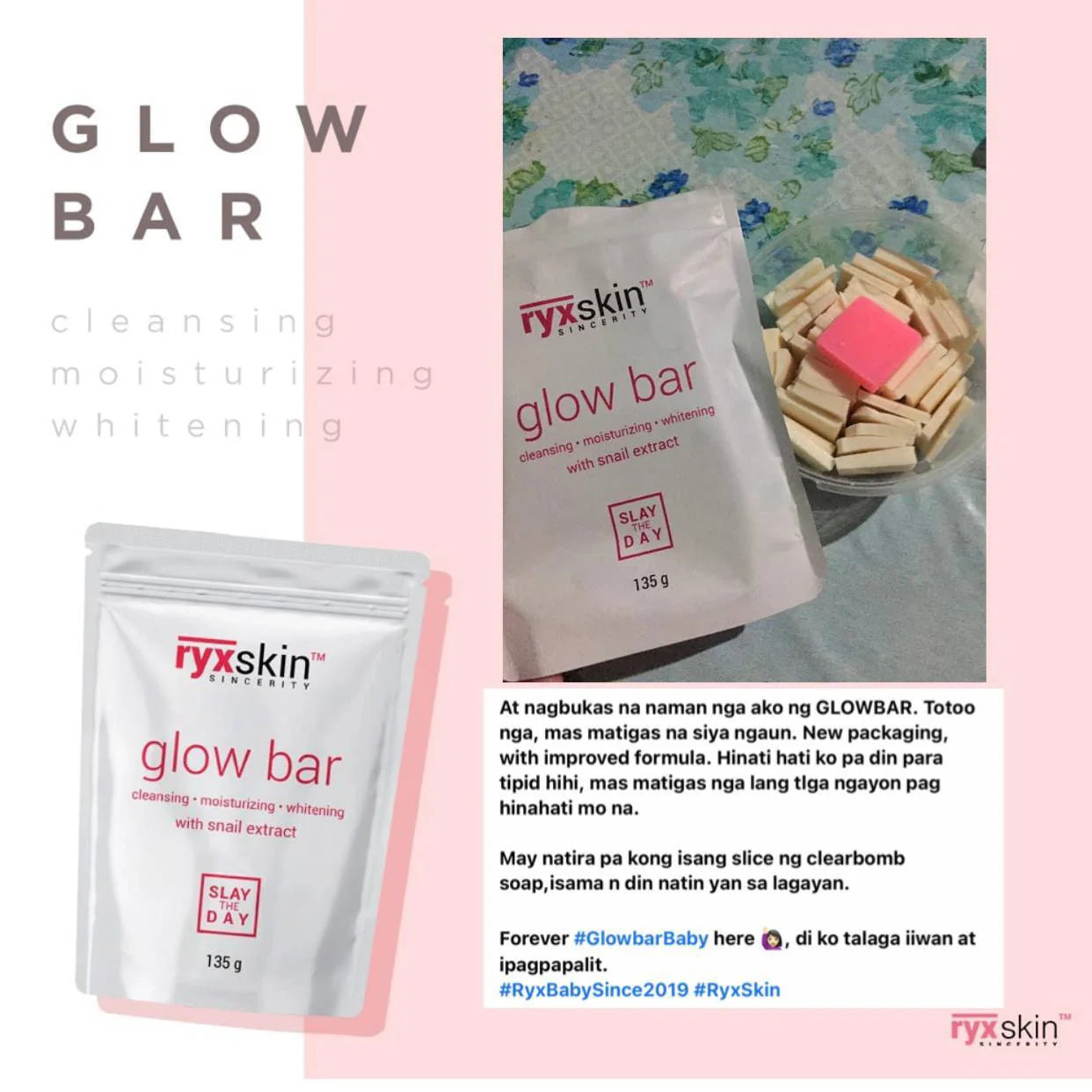RYXSKIN GLOW BAR 135gms