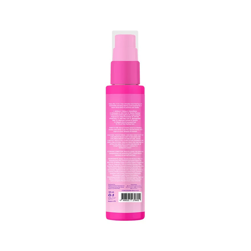 FRESH 15 in 1 Hya+Keratin Floral Blossom UV Refresher Hair Styling Mist 50mL
