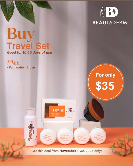 Travel Set* with FREE BEAUTéDERM Foundation Brush