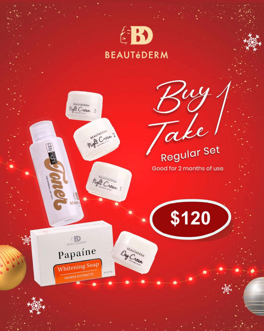 Regular Set with 60ml Day and Night Toner BUY 1 GET 1 FREE