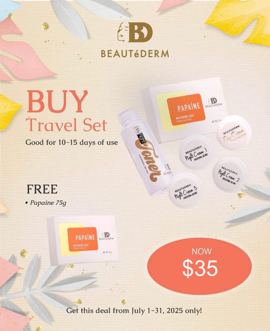 Travel Set* with FREE Papaine Soap 75gm