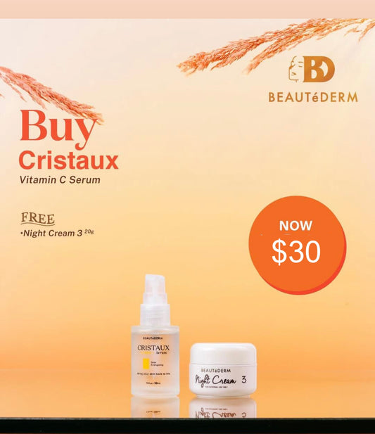 Cristaux Vitamin C Serum 30ML + FREEBIE