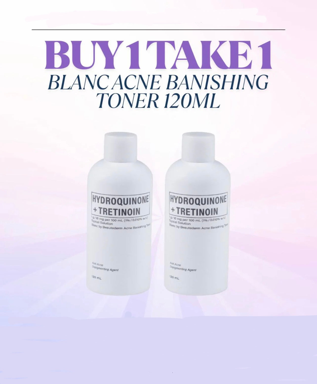 Blanc Acne Banishing Toner 120ml BUY 1 GET 1 FREE