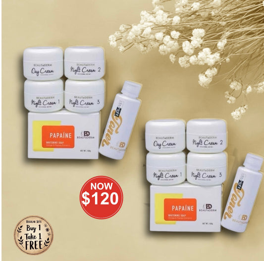 Regular Set with 60ml Day and Night Toner BUY 1 GET 1 FREE