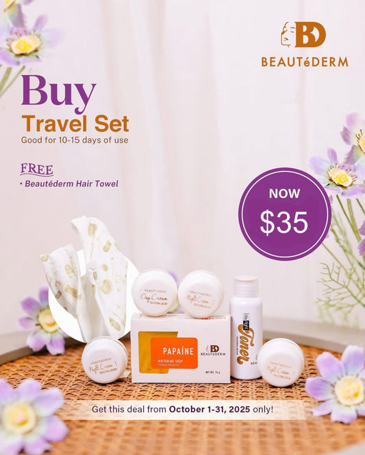 Travel Set* with FREE BEAUTéDERM Hair Towel