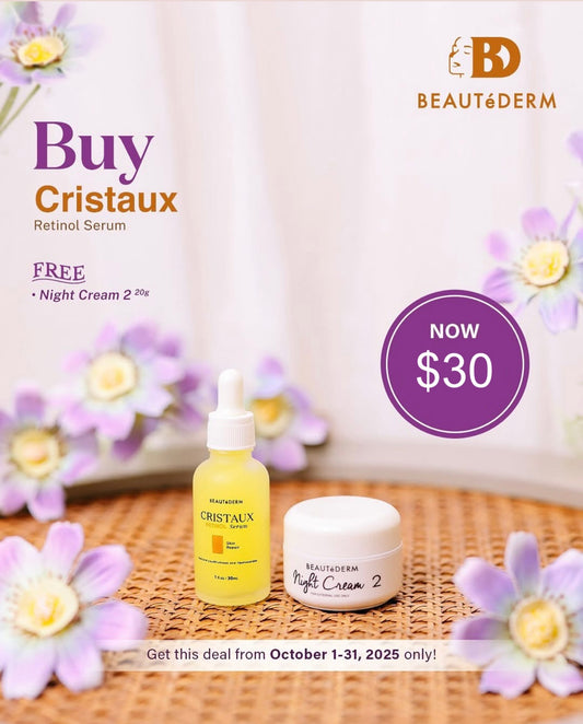 Cristaux Retinol Serum with FREE Night Cream 2 (20gm)
