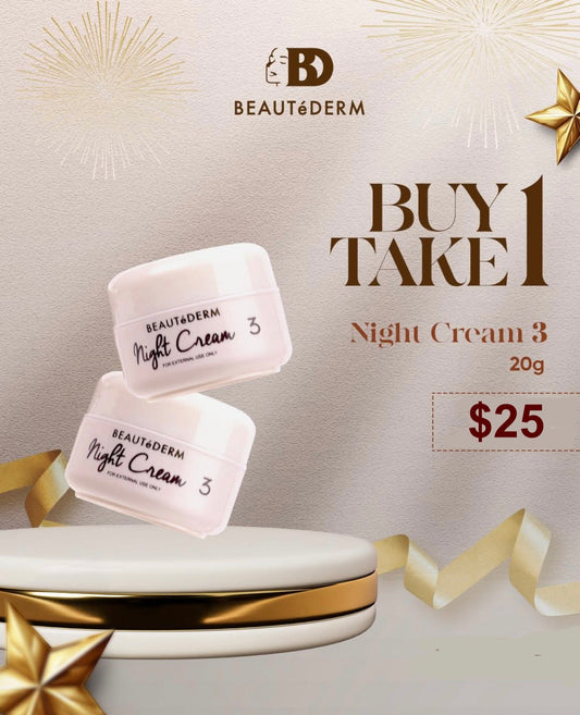 Night Cream 3 (20grams) BUY 1 GET 1 FREE