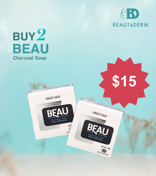 Beau Charcoal Soap 100grams BUY 1 GET 1 FREE
