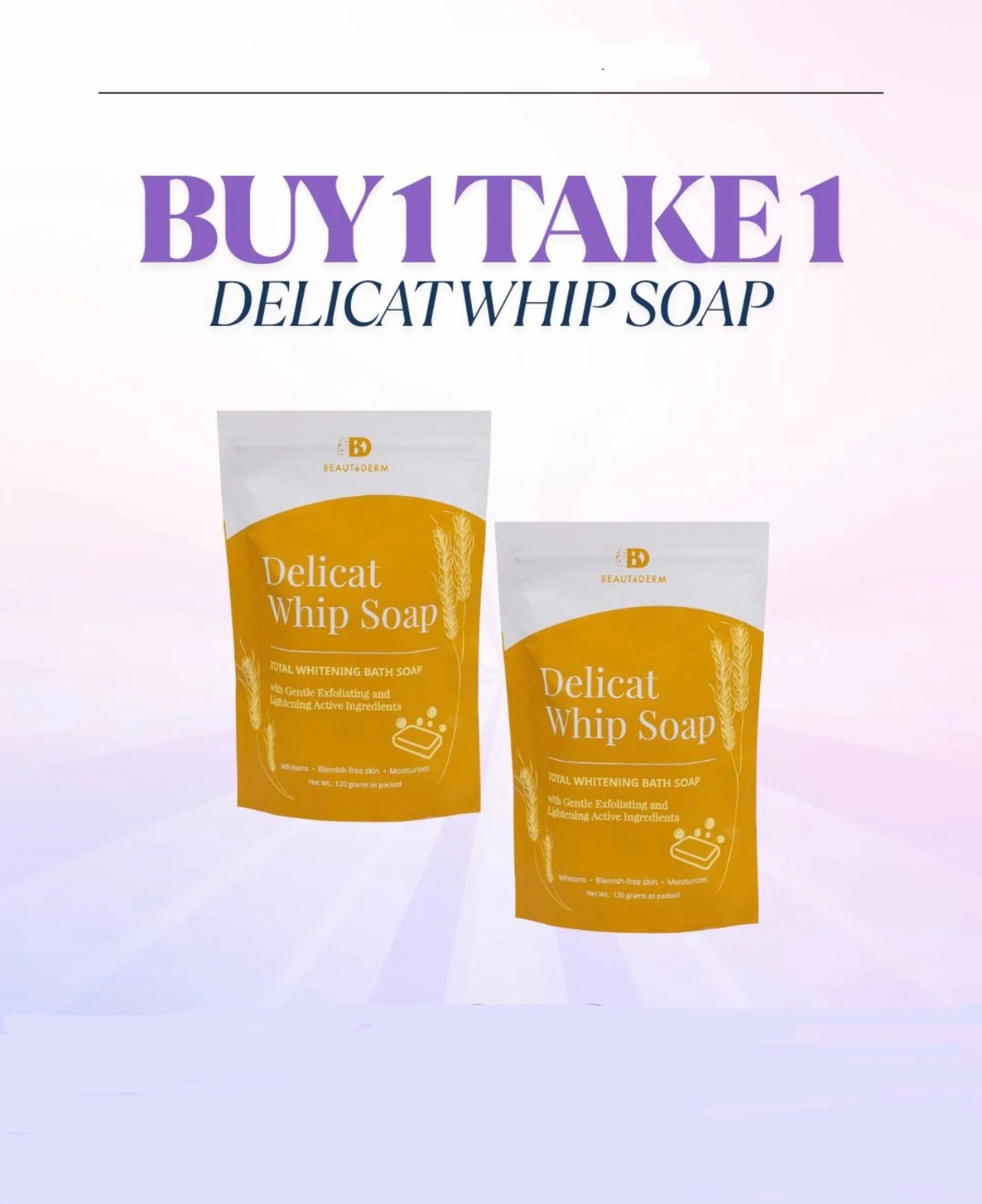 Delicat Whip Soap BUY 1 GET 1 FREE