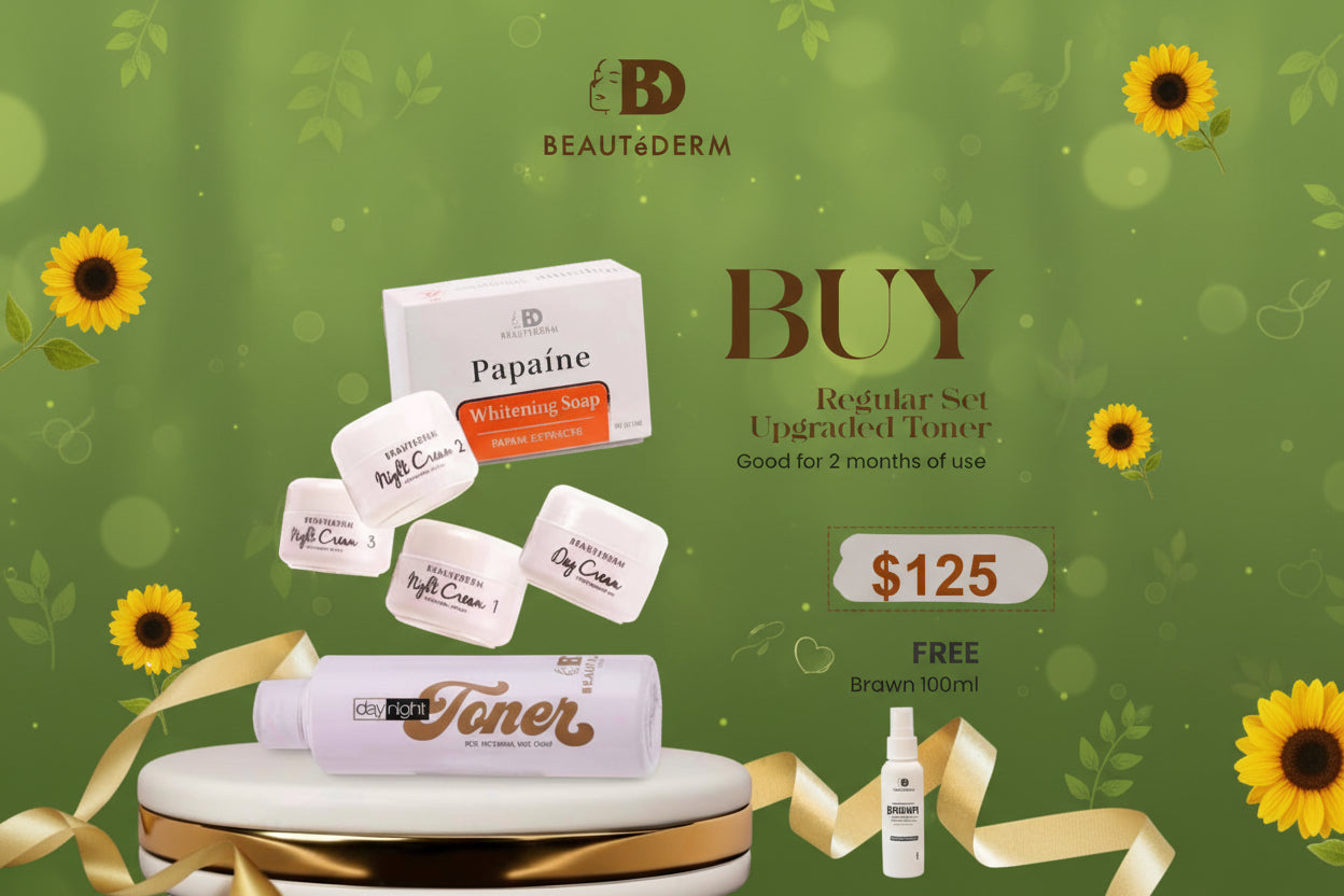 Regular Skincare SET with Upgraded Toner* with FREEBIE