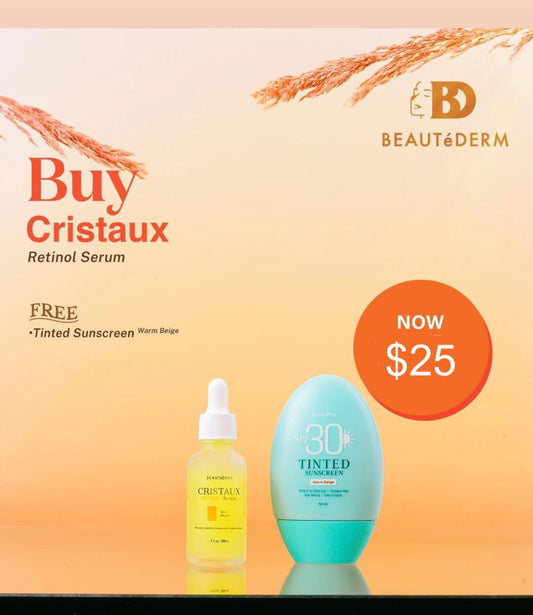 Cristaux Retinol Serum 30ml + FREEBIE