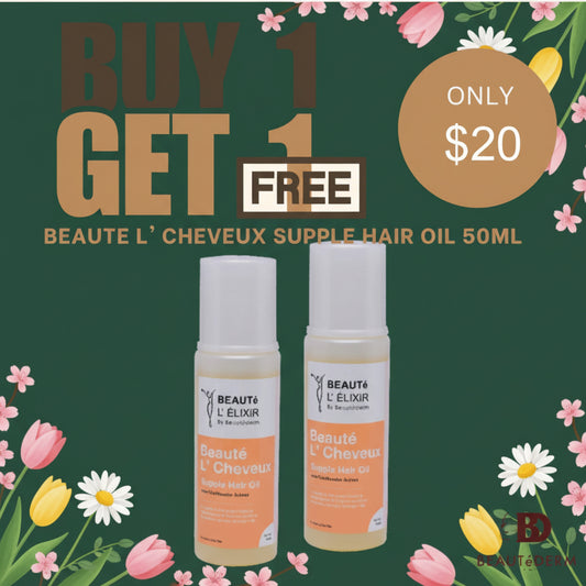 BEAUTé L’ Cheveux Supple Hair Oil 50ml BUY 1 GET 1 FREE