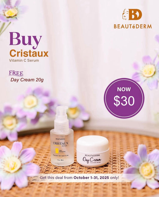 Cristaux Vitamin C Serum with FREE Day Cream 20gm