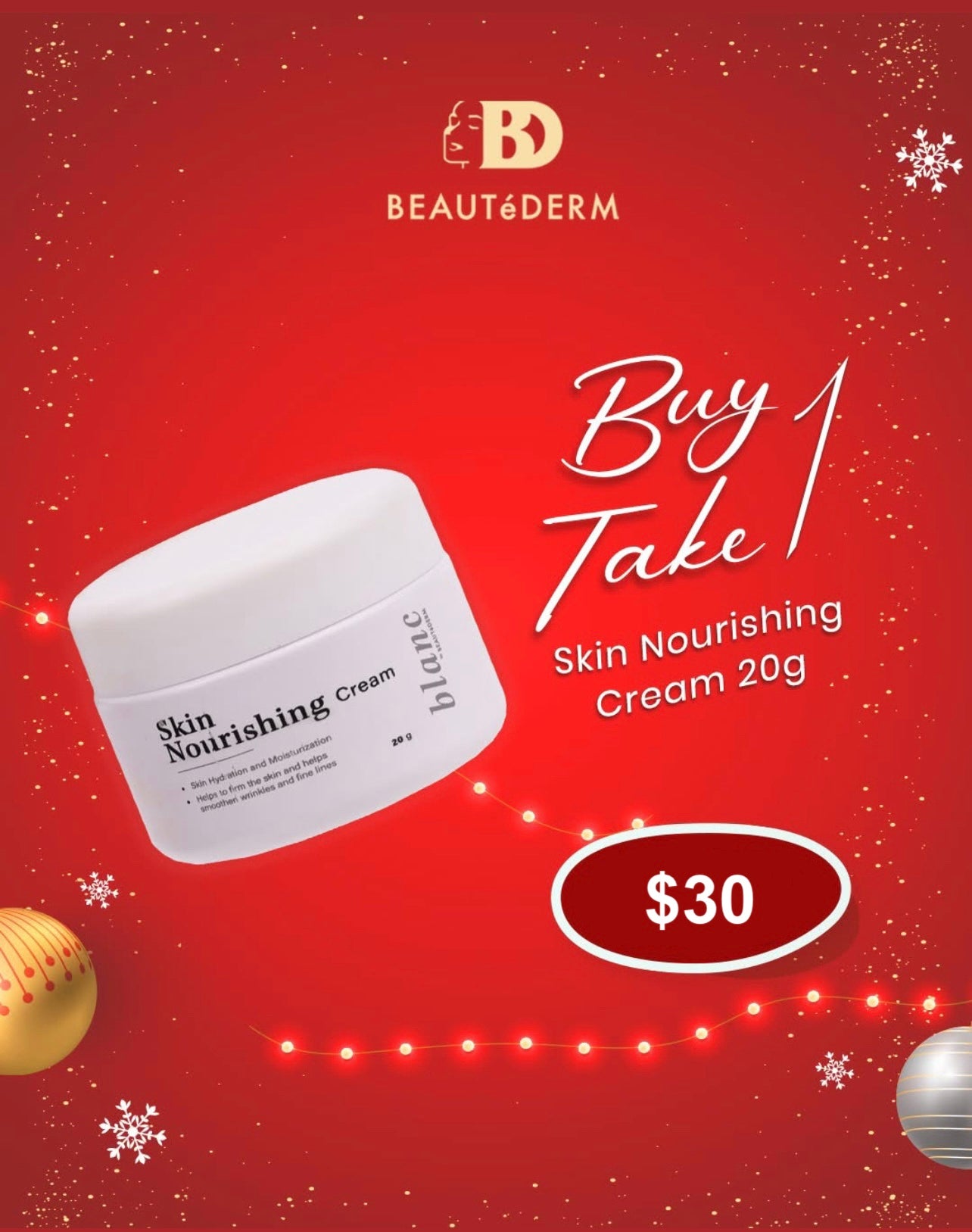 Blanc Skin Nourishing Cream 20grams BUY 1 TAKE 1 FREE