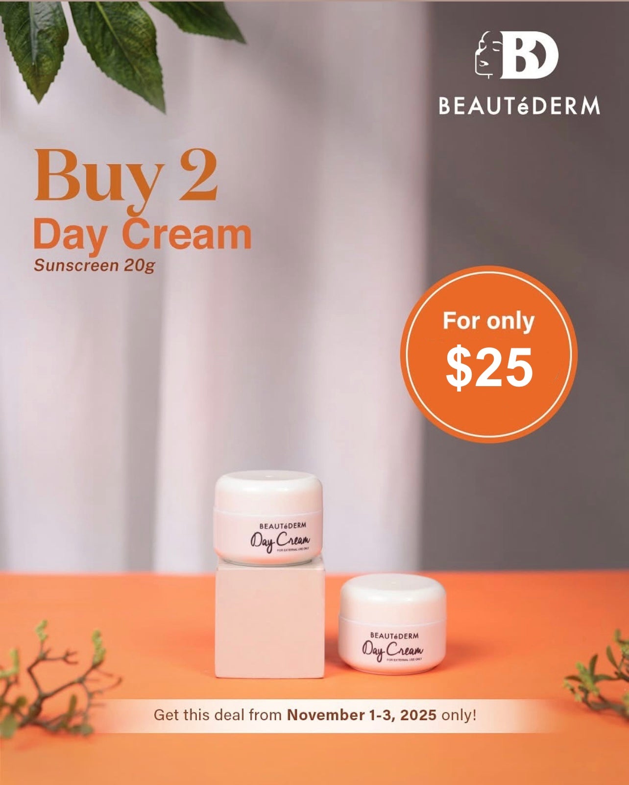 Day Cream 20grams BUY 1 GET 1 FREE