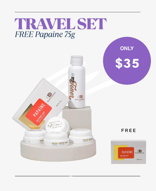Travel Set* with FREE Papaine Soap 75gm
