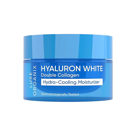 LUXE ORGANIX Hyaluron White Double Collagen Hydra-Cooling Mousturizer 50g