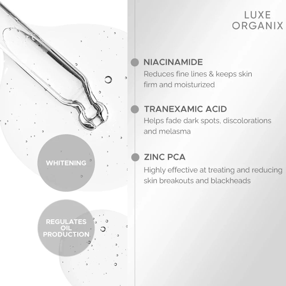 LUXE ORGANIX Brightening Repair Niacinamide 10% Serum 30ml