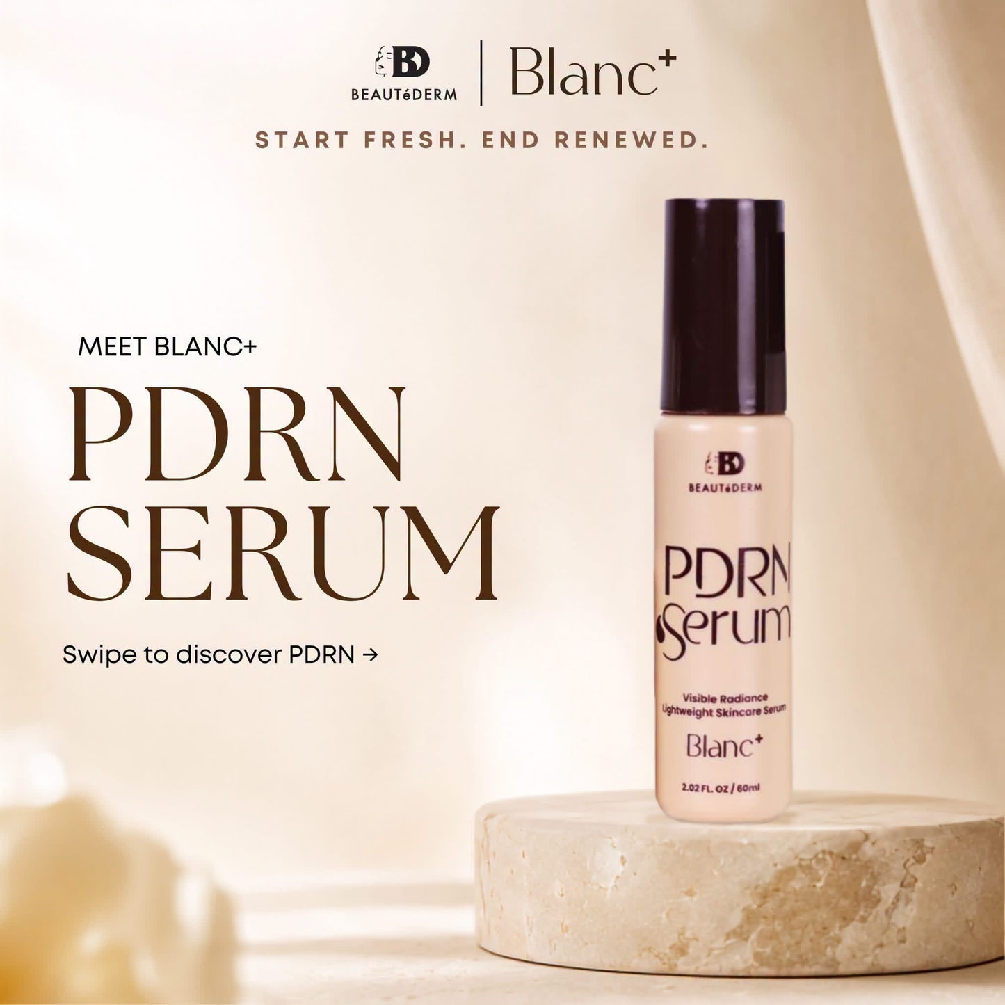 Blanc+ PDRN Serum (Lightweight Skin Serum) 60ml