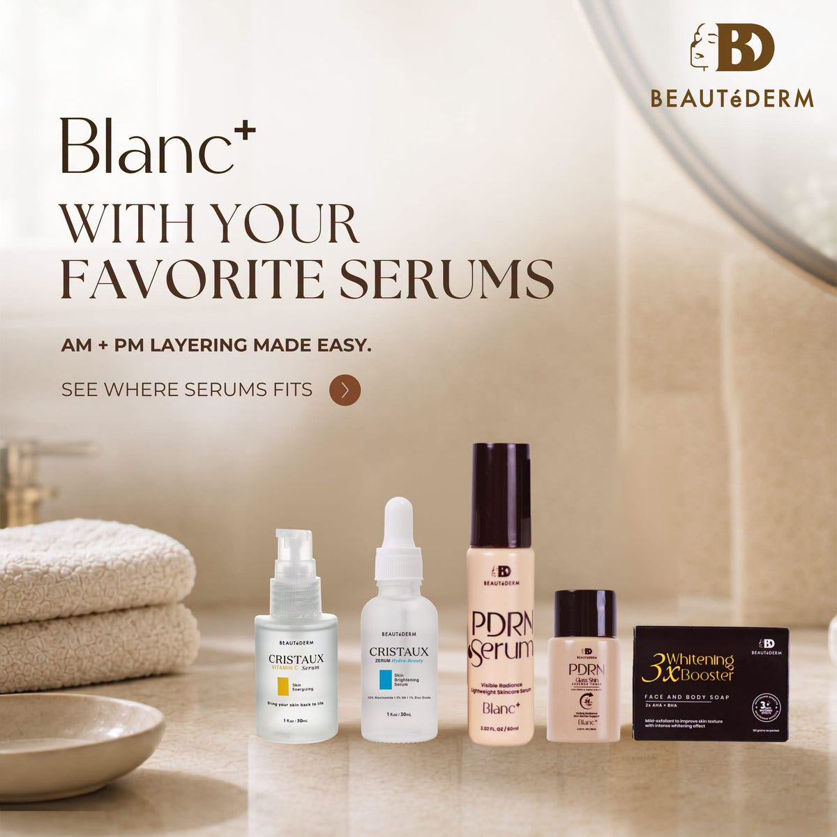Blanc+ PDRN Serum (Lightweight Skin Serum) 60ml