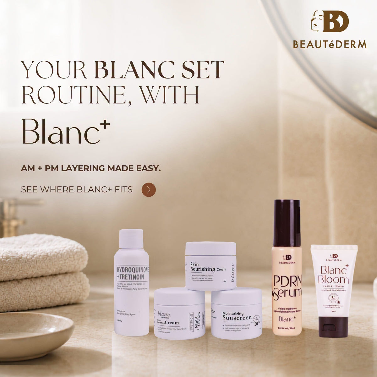 Blanc+ PDRN Serum (Lightweight Skin Serum) 60ml