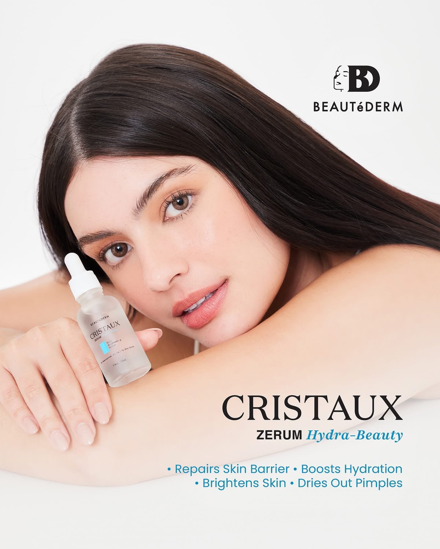 Cristaux Zerum Hydra-beauty Skin Brightening Serum with FREE  50gm Night Cream 3