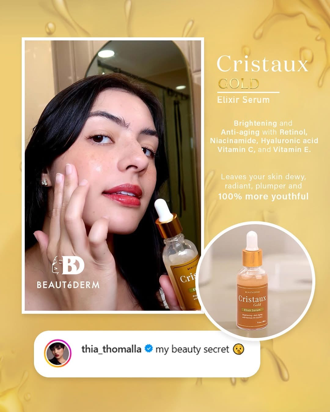 CRISTAUX GOLD ELIXIR SERUM 30ml
