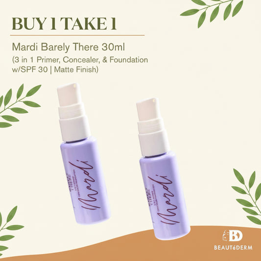 Mardi BARELY THERE 3 IN 1 (Liquid Foundation) 30ml BUY 1 GET 1 FREE