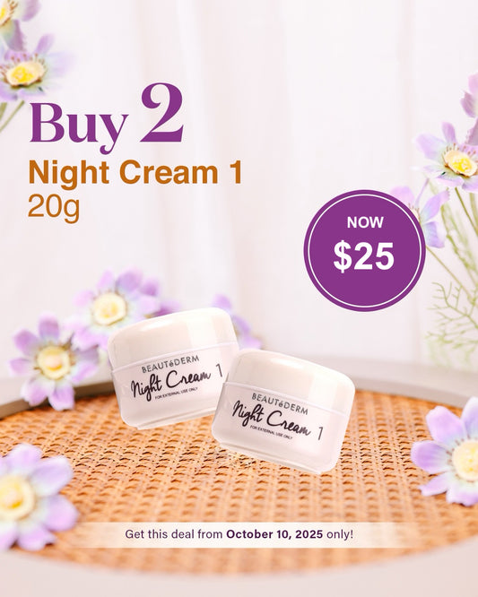 NIGHT CREAM 1(20grams) BUY 1 GET 1 FREE