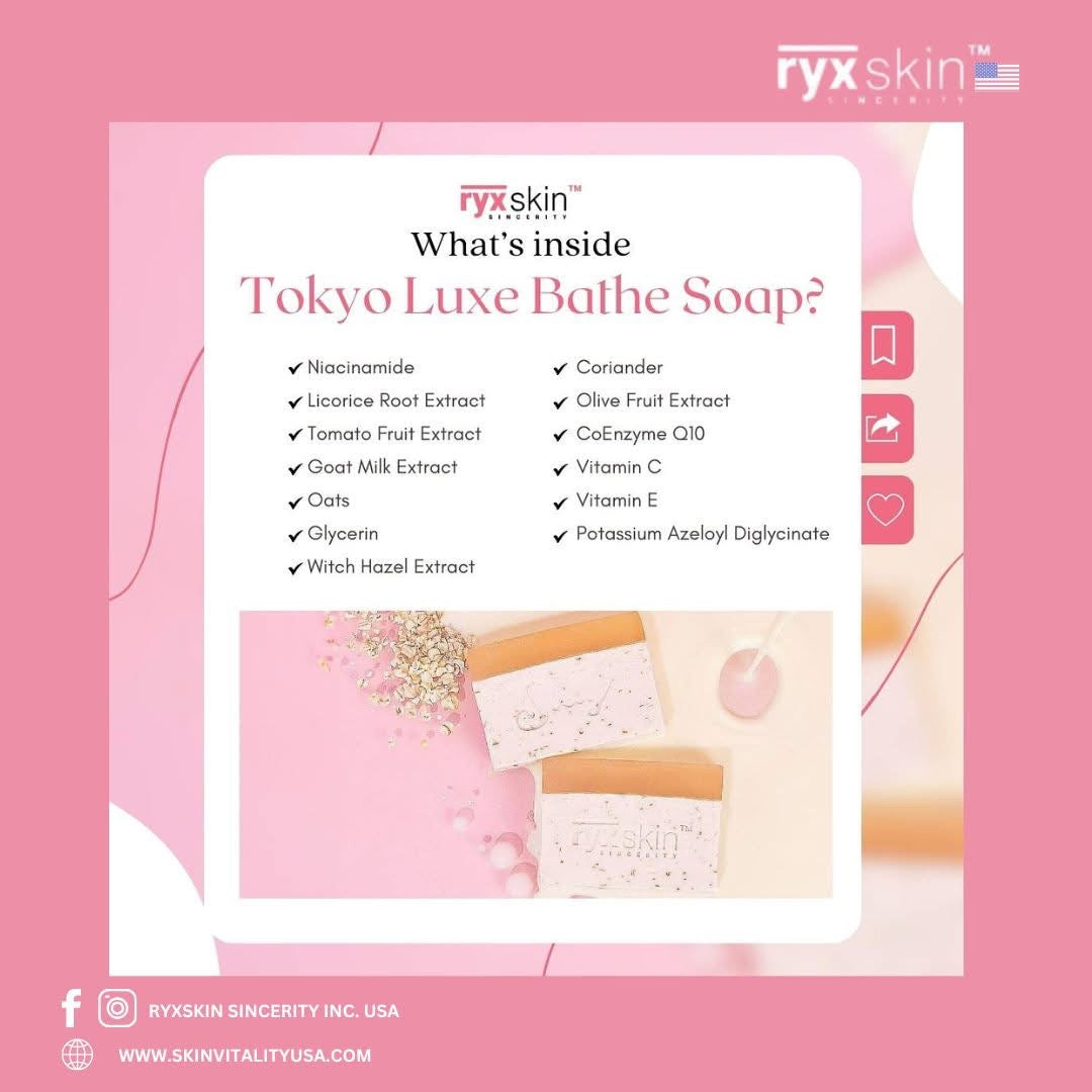 TOKYO LUXE BATHE BY RXYSKIN 10-pack of 70gms