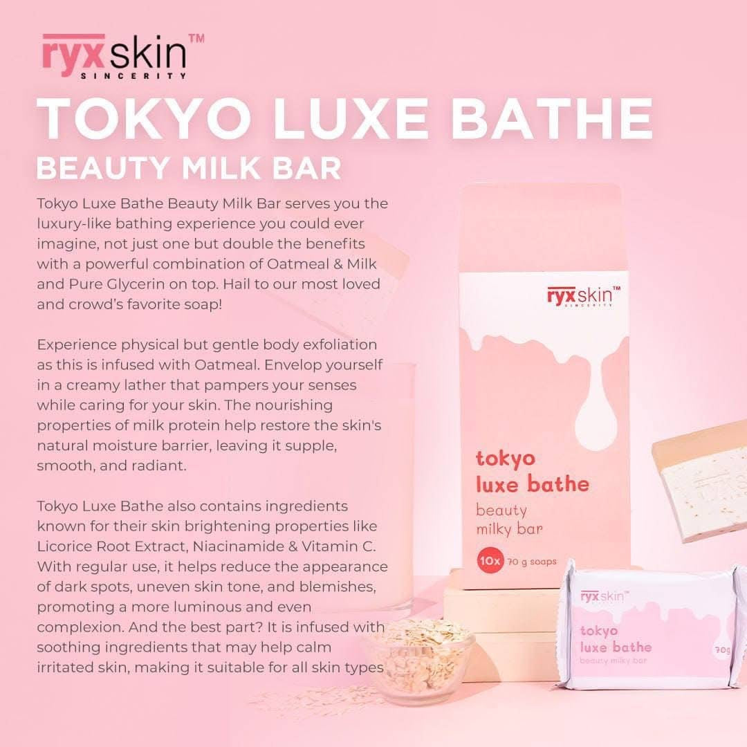 TOKYO LUXE BATHE BY RXYSKIN 10-pack of 70gms