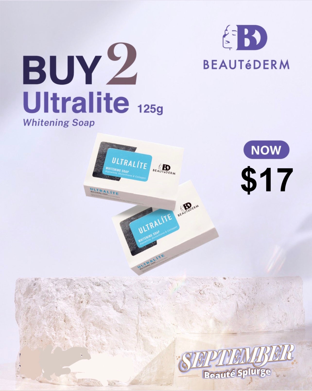 BUY 1 GET 1 FREE Ultralite Soap 125grams