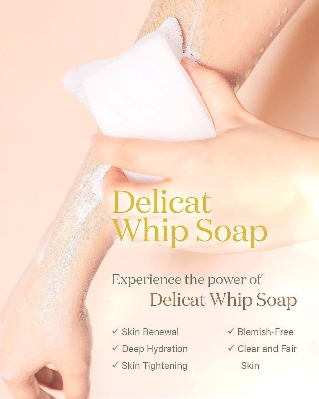 Delicat Whip Soap BUY 1 GET 1 FREE