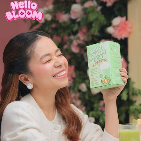Hello Bloom Gleam Milky Avocado Collagen Mix Drink by Kiray Celis (10 sachets)