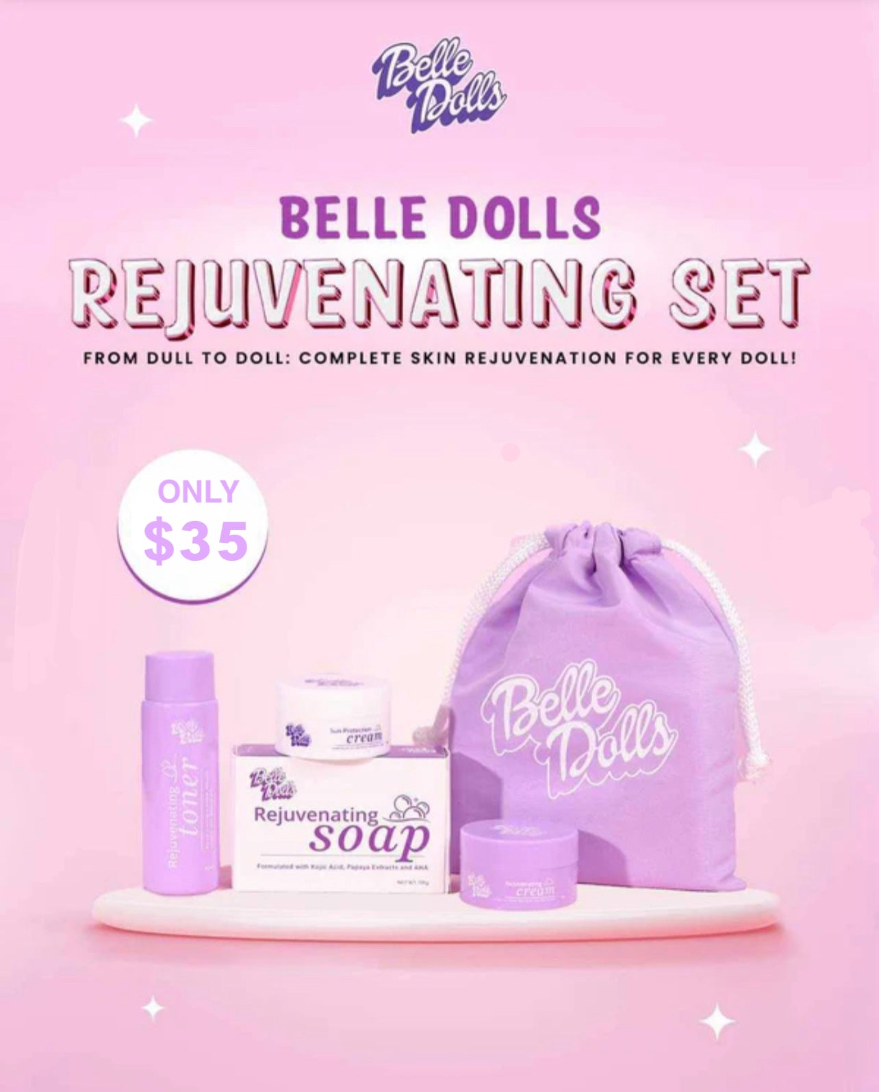 Belle Dolls Rejuvenating Set (1 month use)