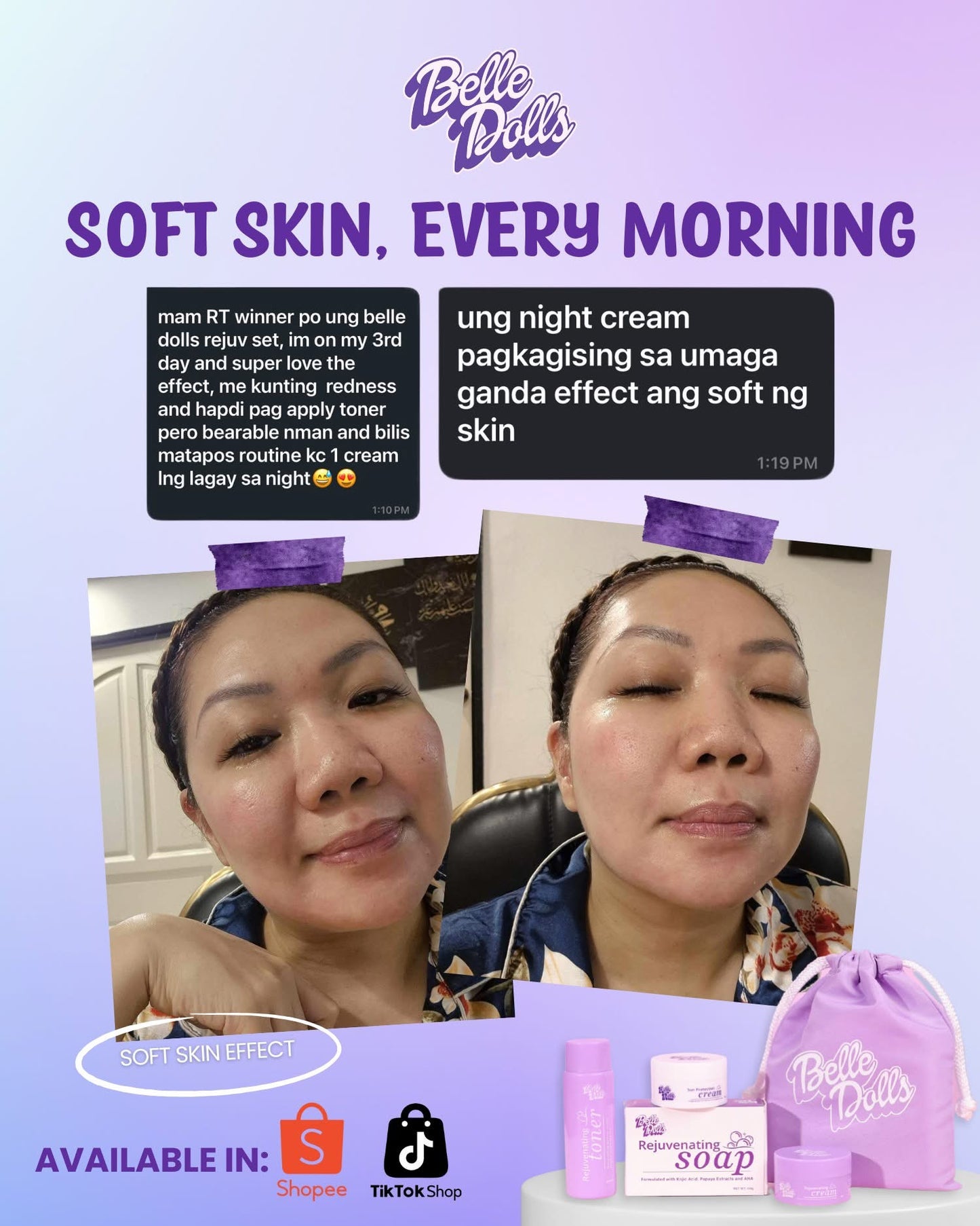 Belle Dolls Rejuvenating Set (1 month use)