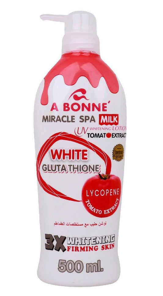 A Bonne Miracle Spa Milk White Lotion with Tomato/Lycopene Extract 500ml