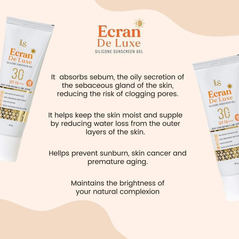 Luxe Skin Ecran De Luxe Sunscreen Gel (50grams)